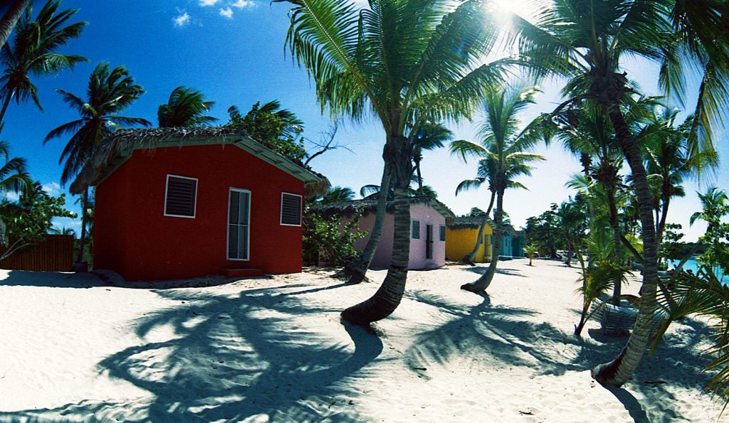 Catalina Island beach and clear Caribbean water off La Romana, Dominican Republic