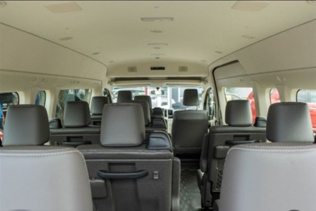 Toyota Hiace Luxury — passenger van for group transfers